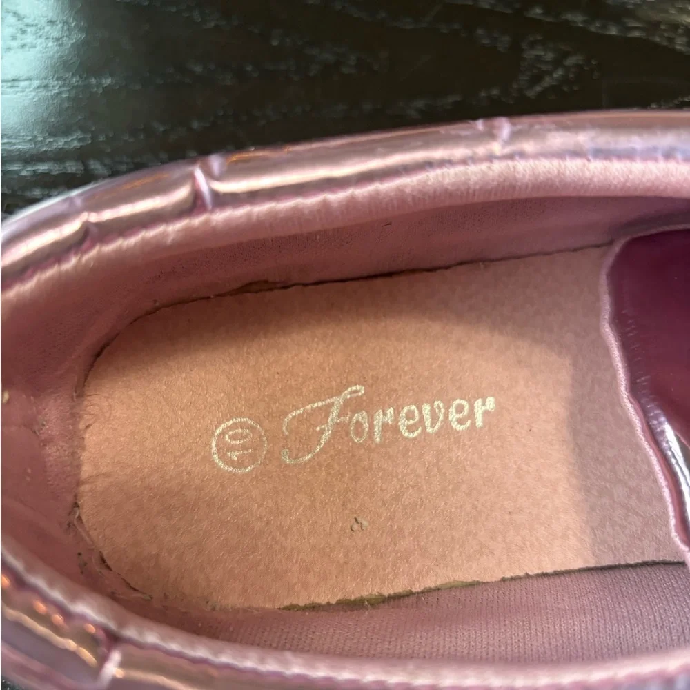 Forever Metallic Pink Sneakers